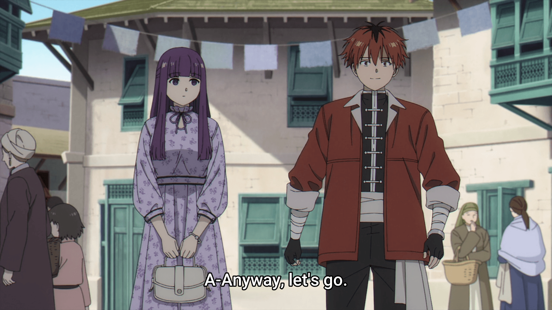 This couple moment is so cuteee nya~